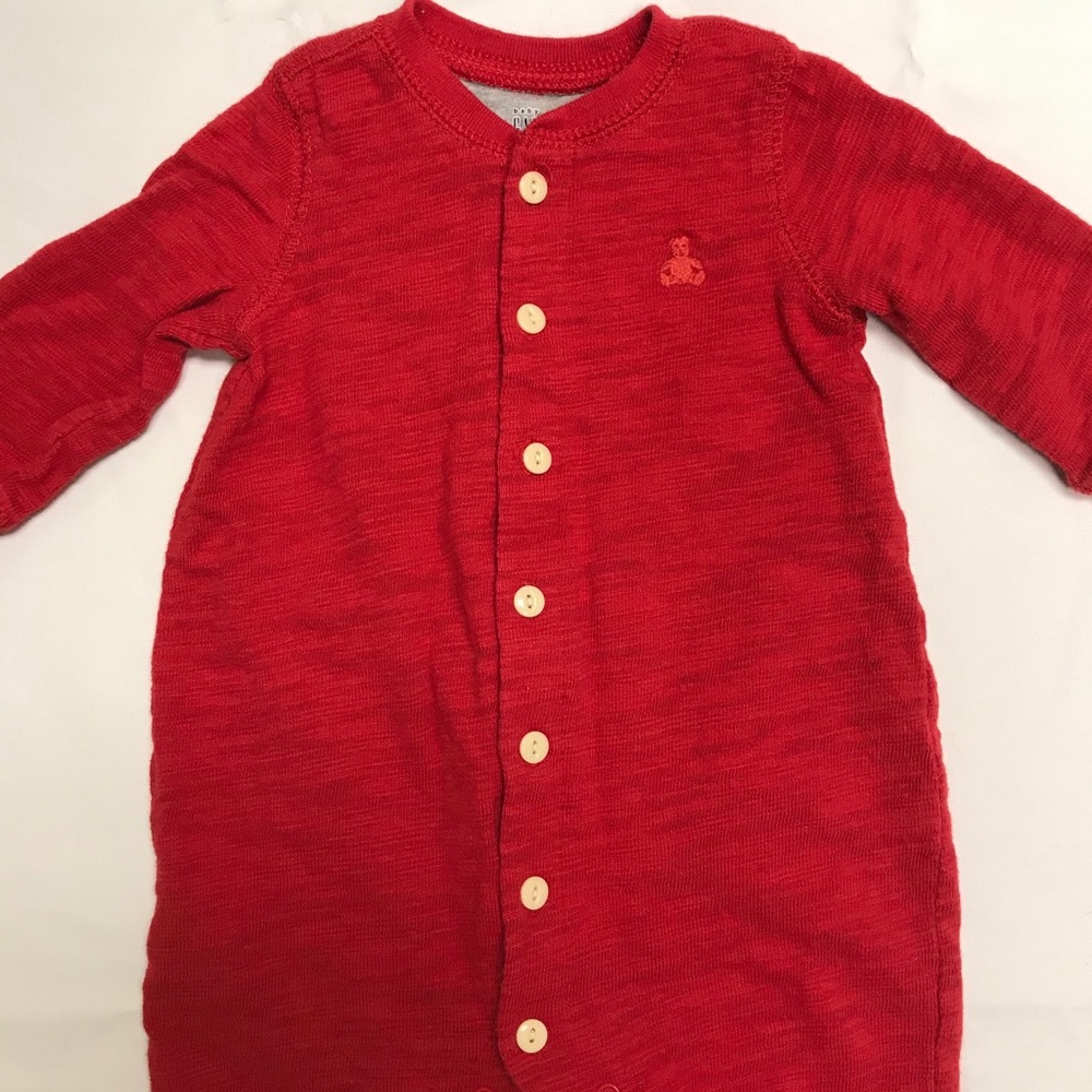 Infant red Union suit baby Gap